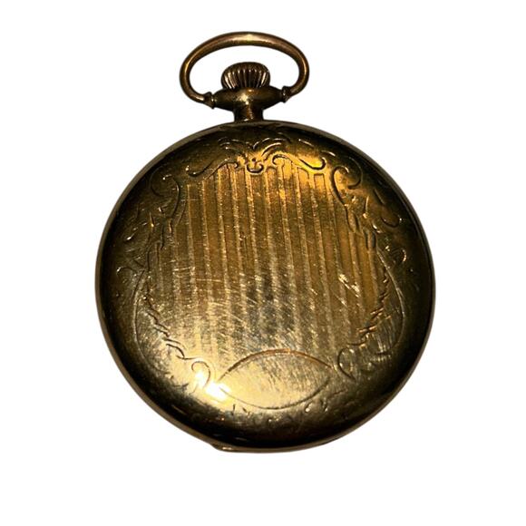 Beautiful High Grade 345 Elgin 17 Jewels 14K Gold Filled Pocket Watch 1921 - Picture 2 of 7